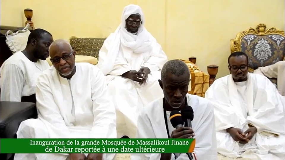 EXCLUSIVITÉ : L'inauguration de la Grande Mosquée Massalikoul Jinane de Dakar Reportée à une Date Ultérieure